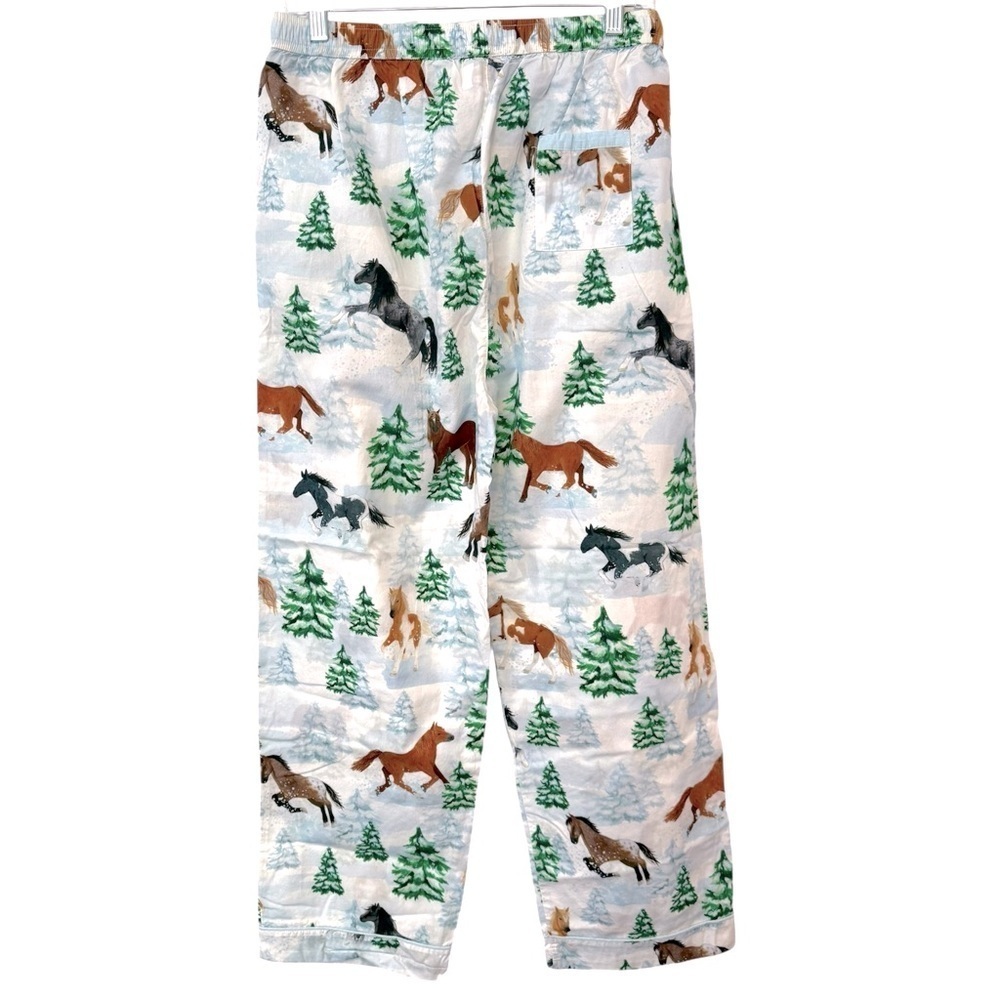 Sant and Abel x Skydog Wild 
& Free Mustang Pajama Bottoms Organic Western Horse